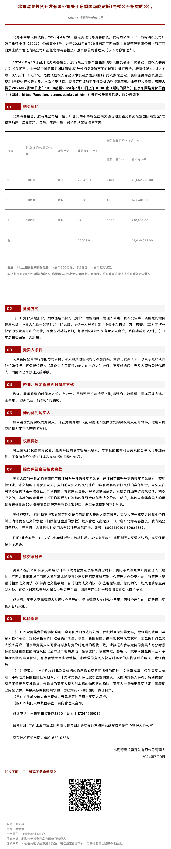 【北海湾春案】关于东盟国际商贸城1号楼公开拍卖的公告_副本.png